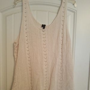 Sweater tank top